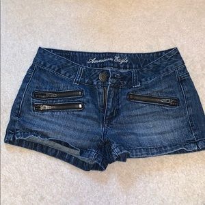 Denim shorts